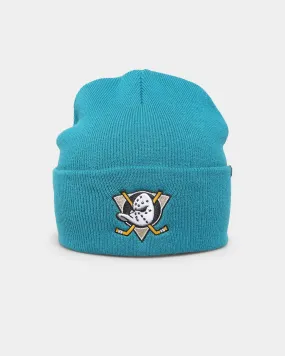 47 Brand Anaheim Ducks Haymaker Cuff Knit Beanie Dark Teal