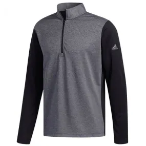 adidas Lightweight UPF Layering Pullover - Black Heather/Black