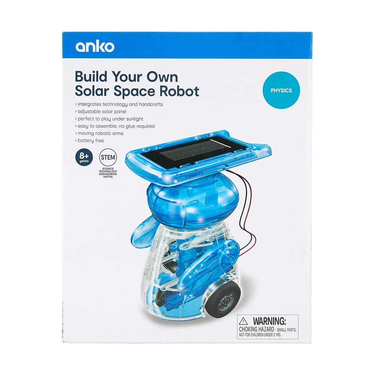 Anko Build Your Own Solar Space Robot Kit for Ages 8  Years