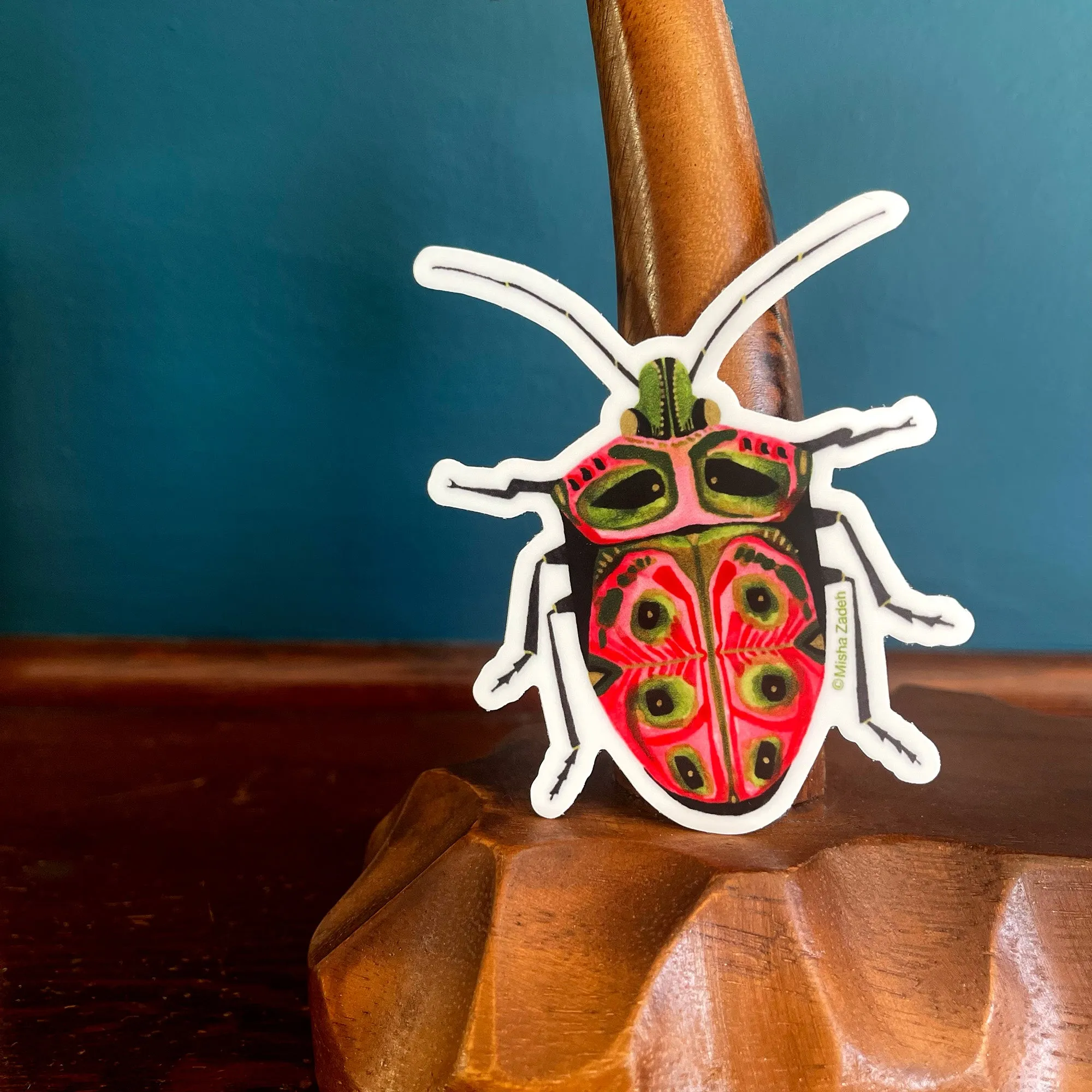 Beetle: Passion, Die-cut Vinyl Sticker