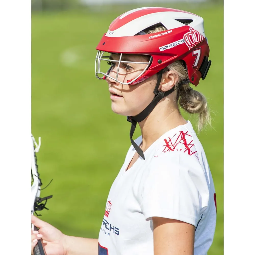 Cascade LX Women's Lacrosse Headgear - Helmet with Eye Mask Goggle