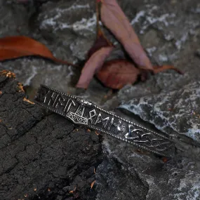 Celtic Knot Mjolnir Runes Stainless Steel Viking Bracelet