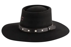 Charlie 1 Horse Cosmic Cowgirl Hat - Black