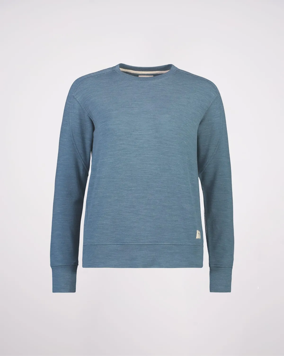 Covert Lite Merino Crew - Smokey Blue