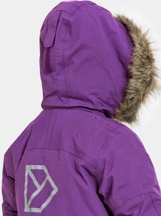 Didriksons Kids Bjarven Waterproof Insulated Parka (Royal Purple)(Ages 3-10)