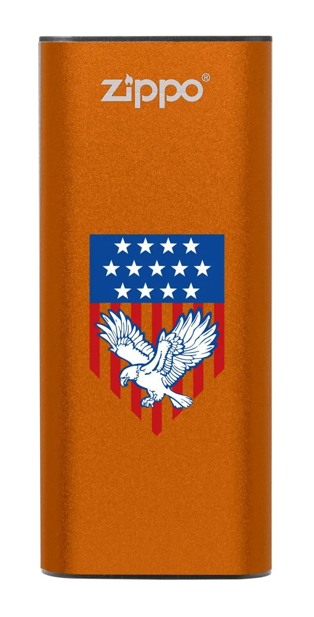 Eagle and American Flag: HeatBank<sup>®</sup> 3 Rechargeable Hand Warmer