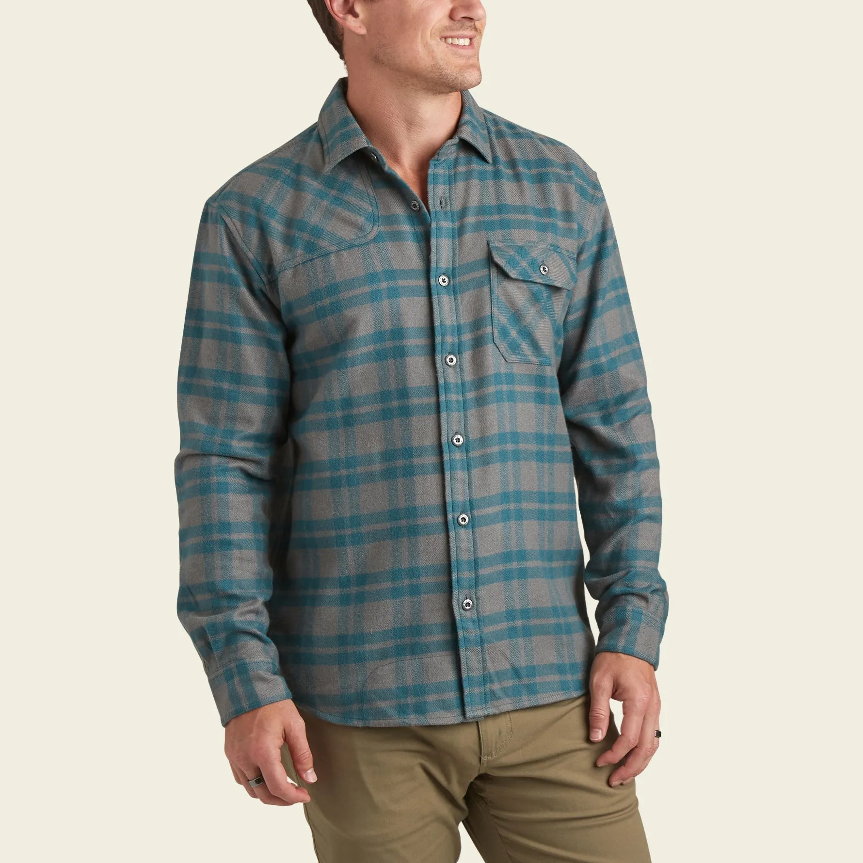 Harker's Flannel - Cohen Plaid : Dark Teal