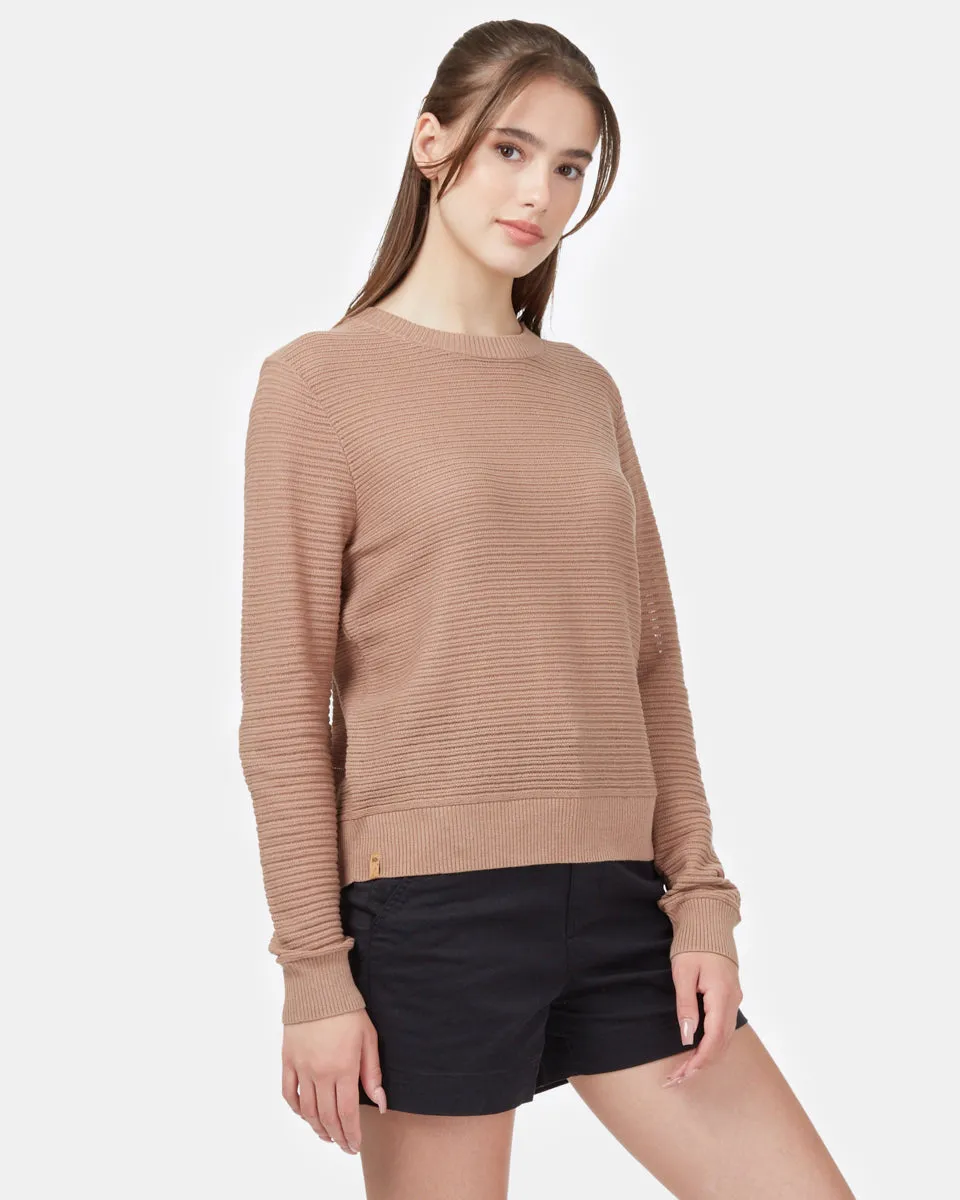 Highline Cotton Rib Crew Sweater