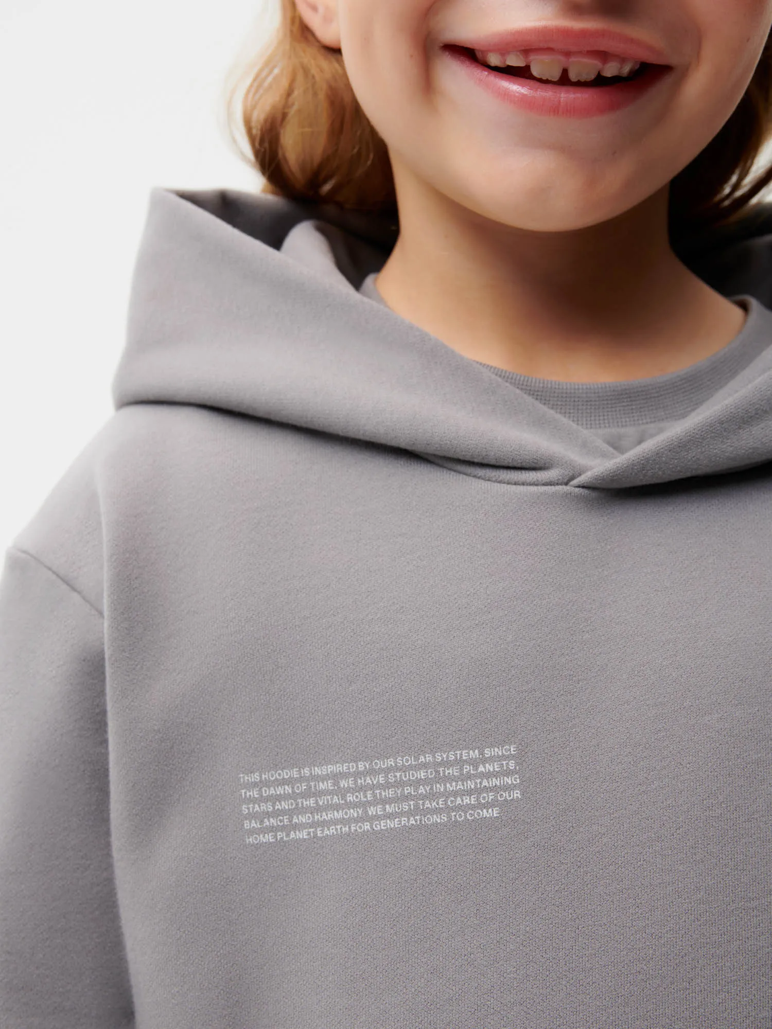 Kids' 365 Hoodie - Solar System—moon grey