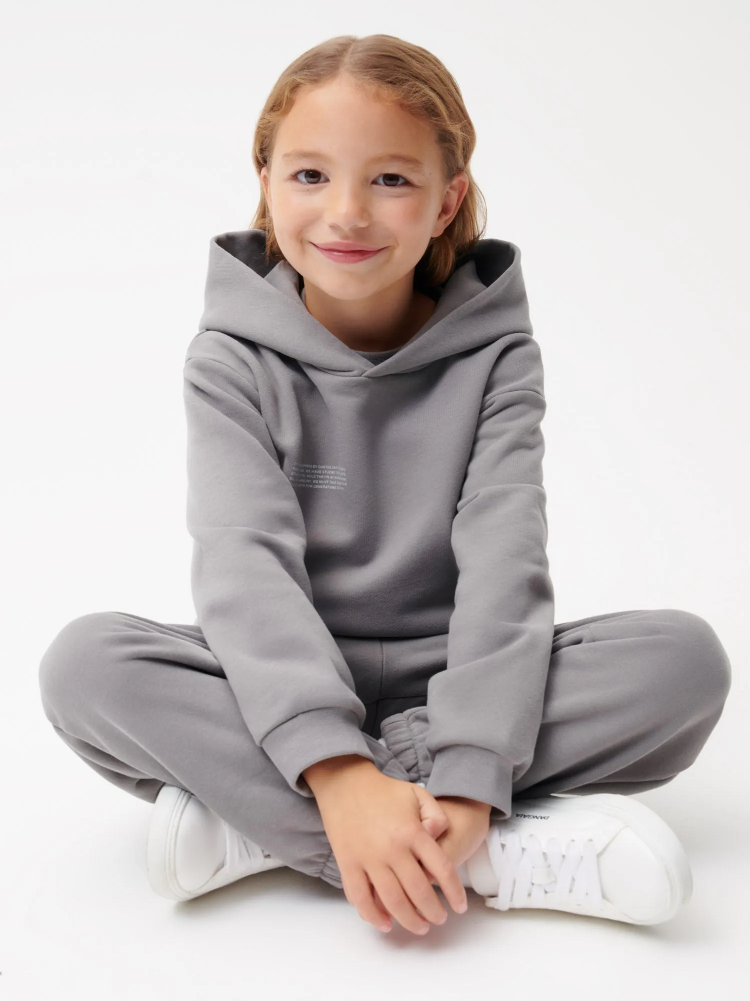 Kids' 365 Hoodie - Solar System—moon grey