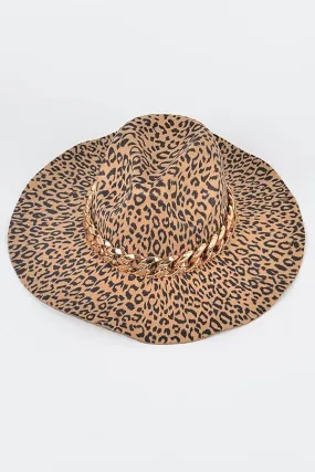 Leopard Fedora Hat