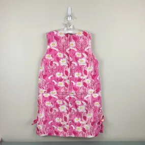 Lilly Pulitzer Girls Pink Daisies Shift Dress 8