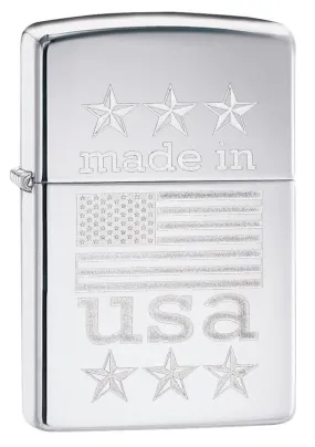 Made in USA with Flag