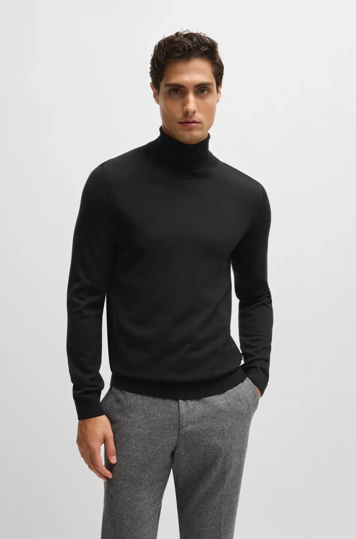 Musso-P Slim Fit Wool Rollneck Sweater 50468262