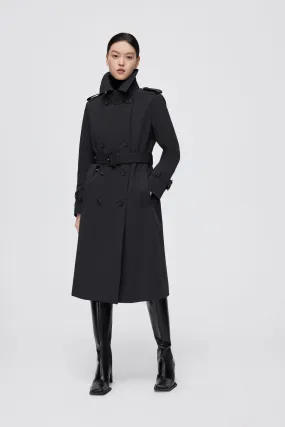 Premium Women's Goose Down Full Length Trench