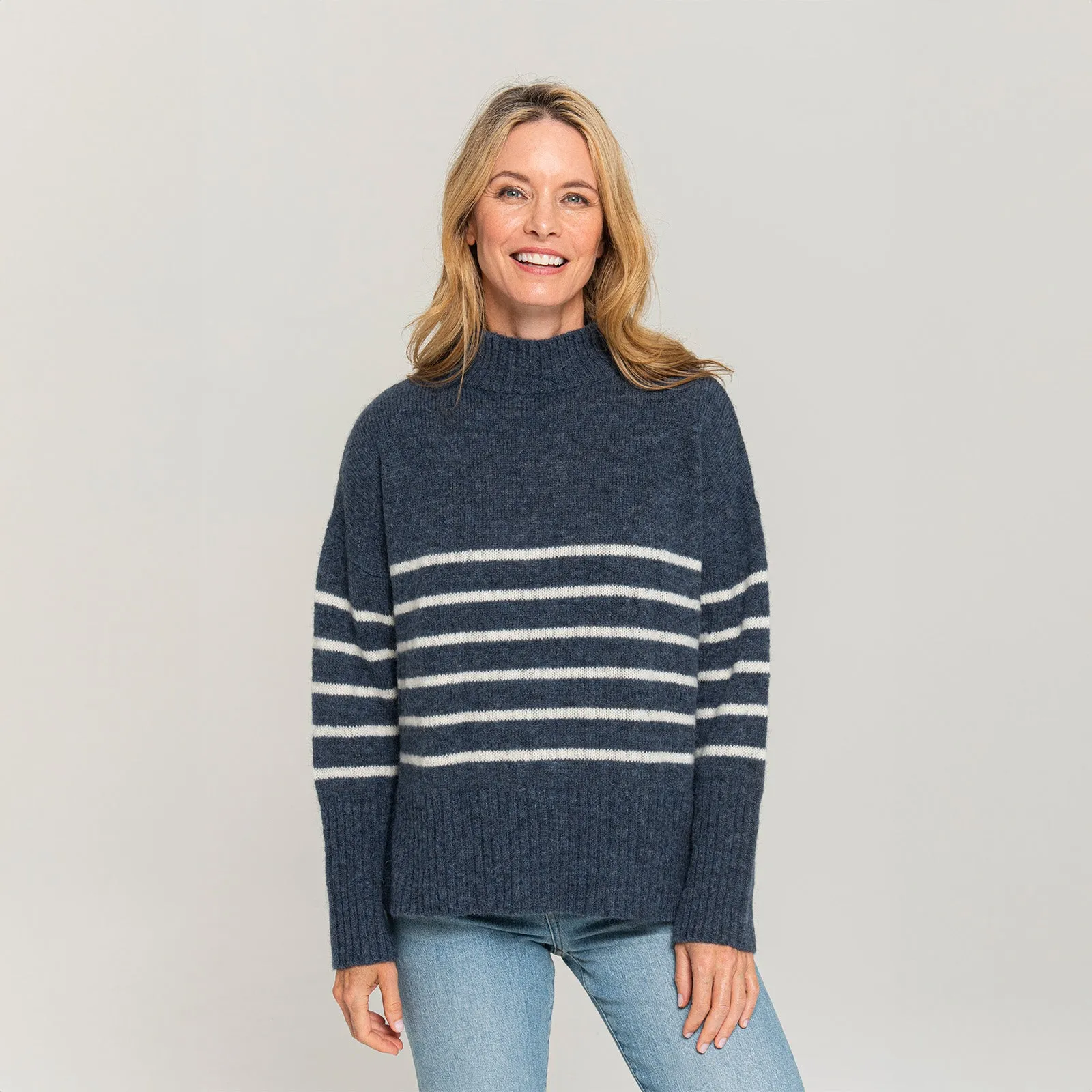 Women's Mock Neck Sweater