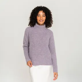 Women's Ribbed Turtleneck Sweater